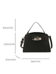Fashionable Handbag For Women, New Arrival Shoulder Crossbody Bag, Niche Commuter Bag, Versatile Stylish - Black - View 6