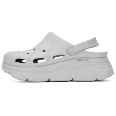 Skechers 女士拖鞋/凉鞋，超强缓冲泡沫材质，轻便休闲模压凉鞋，舒适百搭，适合日常、户外、通勤穿着，款式编号：111127-GRY