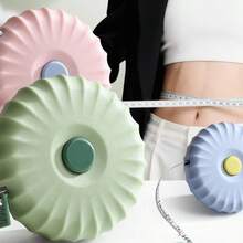 New 2m Soft Retractable Tape Measure, Mini Leather Ruler, Multi-Functional High Precision Small Sewing Tailor Measuring Tool For Waist, Bust Measurement - Multiple Styles - View 4