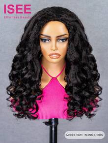 ISEE HAIR Wear Go 半頭套假髮 鬆散波浪 彈性貼合 3合1 半頭套假髮 附抽繩 初學者友善 穿戴即走 無膠 真人髮假髮 180%密度 16-28英吋 原色處女髮 女款 - SNatural - 查看 4