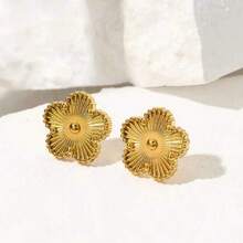 1. 五瓣花贝母不锈钢手链 轻奢小众韩式简约个性女式手链 - 五花手鍊 - 查看 9