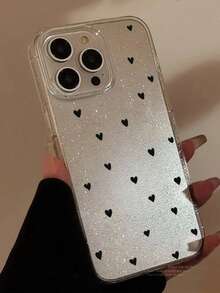 1件大孔亮片透明全包覆防震防摔手機殼，TPU軟性保護殼，相容 iPhone 18/18Pro/18ProMax/17/17Air/17Pro/17ProMax/16/16Pro/16Plus/16ProMax/15ProMax/14ProMax/13ProMax/12ProMax/11ProMax/16ProMax - 透明3 - 查看 6