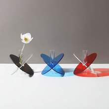 Nordic INS Style Minimalist Acrylic Vase, Artistic Decorative Ornament, Living Room & Dining Table Centerpiece, Bedroom Decor, Hydroponic Flower Container, Suitable For Wedding Decoration - Vase - View 2