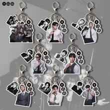 <ARIRANG>2026 回歸專輯 BT/S (SWIM/ Body To Body/ 2.0) 附個性化配色鑰匙圈與吊飾，適用於衣物、包包、車鑰匙－創意可愛派對裝飾，聖誕節、情人節、生日慶祝理想之選 - 彩色 - 查看 2