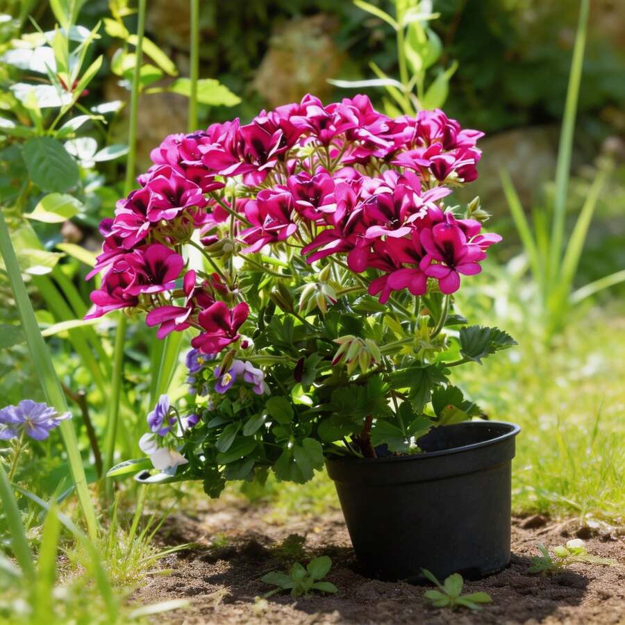 100 Graines de Géranium à Haute Germination, Fleurs Colorées Faciles à Cultiver pour Jardin, Balcon, Patio - Voir 1