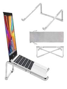 Giá đỡ laptop đa năng, có thể gập lại, điều chỉnh được, làm bằng hợp kim nhôm, dùng cho máy tính xách tay MacBook Air Pro. - Nhiều màu - Xem 5