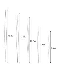 串珠针别针开口弯针，适用于串珠手链DIY首饰制作工具手工串珠穿线针 - 彩色 - 查看 13
