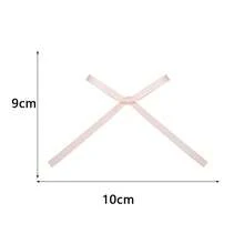 10个/包芭蕾舞风格长蝴蝶结，优雅时尚发饰工艺装饰，10厘米袜子内衣礼品包装蝴蝶结，节日派对装饰大蝴蝶结 - 查看 4