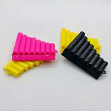 Candy-Colored Plastic Harmonica, Small Gift, Plastic Creative Sounding Musical Instrument, Casual Cartoon Pentatonic Harmonica, Suitable For Beginners, Professionals, Halloween, Christmas Gifts, Party Favors - Harmonica - View 3