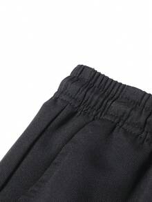 Pantalon cargo ample pour hommes, design robuste à plusieurs poches, style avec lien à la cheville, tenue décontracté à la mode pour le printemps et l'automne - Noir - Voir 6