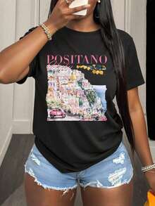 Women T-Shirts - Black - View 2