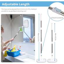 Household Cleaning Tools For Floors, Mop And Bucket Set For Floor Cleaning – For Home, Bedroom, Living Room, Dining Room, Bathroom, Study And Hardwood - A - Xem 8