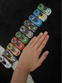 10pcs/20pcs/30pcs Alloy Car Mini Tin Back Racing Baby Toy Car Inertial Boy Simulation Fall-Resistant (Random) - Multicolor - View 8