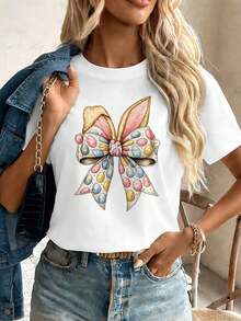 Women T-Shirts - White - View 1
