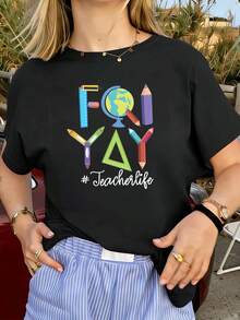 Women T-Shirts - Black - View 1