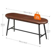 HOOBRO CB100CD01G1 - Banco de comedor - Marrn y negro - Ver 4