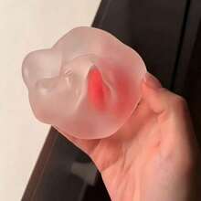 Frosted Strawberry Mochi Squishy Toy, High Appearance Moldable Stress Reliever For Adults, Maltose Slow Rising Fidget, Super Soft Wet Mushy Texture, Portable Palm Sized Berry Pendant, Trending Gift For Squishy Lovers, Party Favor, Desk Decor Anxiety Relief - Đỏ - Xem 5