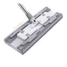 Flat Mop For Home Use, One-Mop, Hand-Free Cleaning For Wooden Floors, Special Clip Cloth For Mopping The Floor, Artifact Mop - Large Flagship Model [extended Pole-widened Plate] - View 6