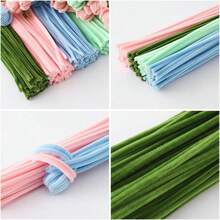200/400/430 chiếc que làm sạch ống, thân nhung, 4 màu, que làm sạch ống số lượng lớn, thân nhung màu pastel, que làm sạch ống mềm mại cho các dự án tự làm, đồ dùng nghệ thuật cho người mới bắt đầu, lớp học. - nhiều màu - Xem 11
