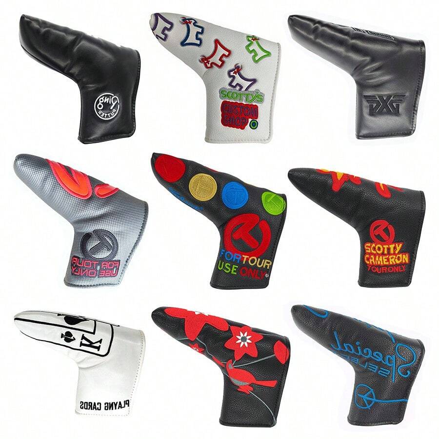 L-Shaped & Straight Golf Putter Head Covers, Universal Protective Club Covers - Thanh mũi tên - Xem 1