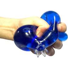 Large Transparent Blueberry Squeeze Toy, Soft Gel Slow Rebound Stress Relief Toy, Popular High-Quality Jelly Fruit Pressure Relief Gadget, Student/Office Desk Decor - Multicolor - View 3