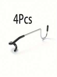 4pcs Stainless Steel Camping Hooks - Durable Multifunctional, Suitable For Hanging Lights, Clothes And Accessories. Perfect For Outdoor Adventures And Camping Gear, Also A Perfect Gift Choice For Christmas And Halloween. - Multicolor - View 13