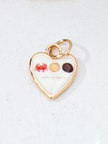 Bộ 1 mặt dây chuyền tráng men chủ đề kỳ nghỉ hè, phụ kiện trang sức có thể thay đổi bao gồm hình cây cọ, hoa anh đào và nhiều họa tiết khác, thích hợp để đeo nhiều lớp vòng cổ. - Nhiều màu - Xem 15