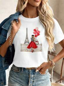 Women T-Shirts - White - View 1