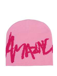 1件/2件/3件装字母针织帽提花帽时尚街头骑行帽送礼佳选男士针织帽女士针织帽字母波西米亚风腈纶其他针织帽四季皆宜 - A - 查看 15