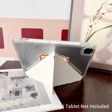 1件粉色条纹基督教语录印花平板电脑保护套，兼容iPad，通用智能保护套，兼容iPad - 兼容iPad Air 6/5/4、10（10.9英寸），兼容iPad Pro 2024/M3/A16 2025 - 优质保护套，适用于工作、旅行和居家使用 - 兼容Galaxy Tab A8/A9+/S6 Lite/S7/S9 FE+/S10+，兼容小米平板5/5 Pro/6/6 Pro/7/7 Pro/6S Pro，兼容OPPO平板，兼容华为Mate平板，兼容荣耀平板 - 彩色 - 查看 4