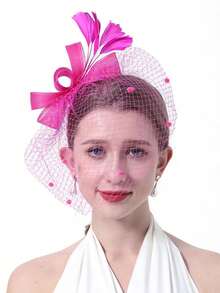 Women's Charming Hat - Tea Party Kentucky Derby Church Hat, 50s Headpiece Party Hat,Elegant,Birthday - Multicolor - View 11