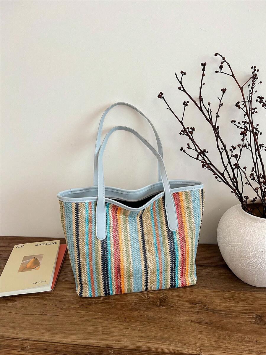 Large Capacity Handbag For Women, New Arrival Fashion Versatile Commuter Shoulder Tote Bag - Multicolor - View 1