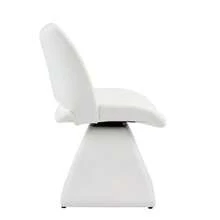 Comfortable Swivel Chair In Black, Modern High-Back Chair Made Of Synthetic Leather, Ideal For Dining Rooms, Home Offices And Living Rooms. - 白色 - 查看 8
