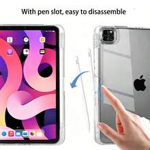 Tương thích với ốp bảo vệ máy tính bảng MatePad 11.5S, có khe cắm bút, mặt lưng acrylic trong suốt cao cấp, có thể tùy chỉnh, chức năng ngủ/thức thông minh, chân đế gập đa năng hình chữ Y, tương thích với ốp bảo vệ máy tính bảng MatePad 11.5/MatePad SE 11 inch, ốp MatePad, ốp bảo vệ máy tính bảng Pad 2 11"/ Pad SE 11 inch, ốp A16, tương thích với ốp bảo vệ máy tính bảng iPad thế hệ thứ 11, tương thích với ốp bảo vệ iPad Air thế hệ thứ 11, tương thích với ốp bảo vệ máy tính bảng iPad thế hệ thứ 9 10.2", thế hệ thứ 8 10.2", thế hệ thứ 10. - Trắng Băng Xanh - Xem 5