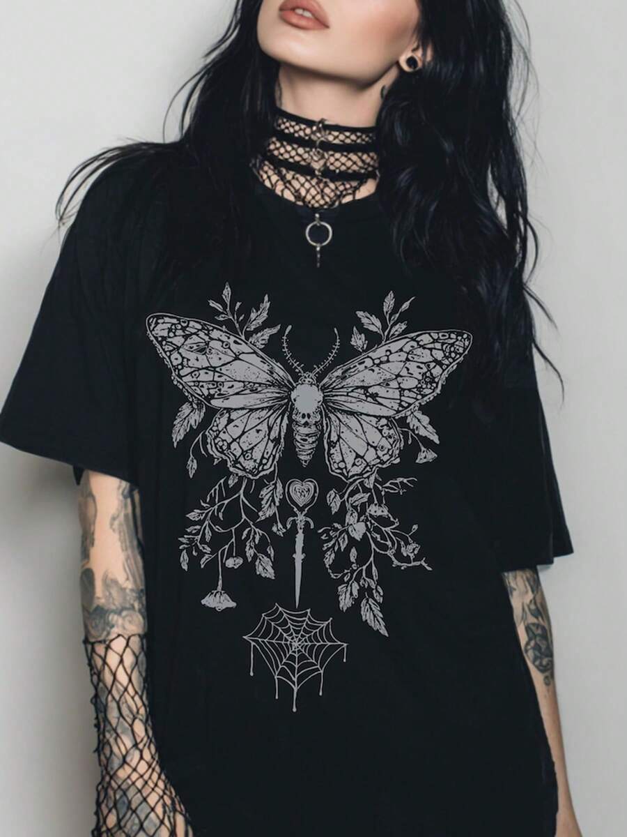 Women T-Shirts - Black - View 1