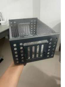 高强度铁制捕鼠器 - 专为捕捉老鼠而设计，单向门方便进出，银色外观，自动连续捕鼠，适用于室内外使用。 - A - 查看 14