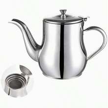 Bình đựng dầu ăn bằng thép không gỉ chống nhỏ giọt | Có lưới lọc và tay cầm | Bình đựng dầu ăn nhà bếp - Xem 4