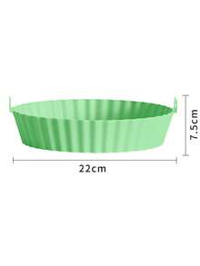 3-5 Quart Silicone Inner Pot, Baking Basket & Baking Tray, Reusable Air Fryer Accessories (1 Set) - Multicolor - View 11