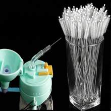 5/10pcs Bendable Stainless Steel Straw Cleaning Brush, Cup Brush, Thin Tube Straw Brush, Long Pipe Brush, Pipeline Dredging Brush, Small Straw Brush, Long Bottle Brush, Kitchen Cleaning Brush, Cleaning Supplies Christmas Supplies - 10 PCS - 查看 3