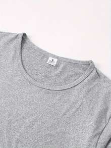 Life Will Be Better With My Mom, Mom Shirt, Mom Life, Ladieswear'S Day Gift Digital,Women's Graphic Tee, Casual Summer Daily Top - 灰色 - 查看 5