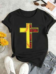 Women T-Shirts - Black - View 2