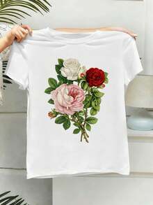 Women T-Shirts - White - View 2