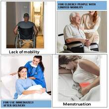 Adjustable Reusable Adult Diaper For Elderly Washable Incontinence Underwear Waterproof Breathable Pants For Disabled - Blue - View 4