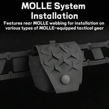Tactical MOLLE Utility Pouch, Multi-Functional EDC Bag For Hunting Gear, Adjustable Duty System For Vest & Backpack - Multicolor - View 6