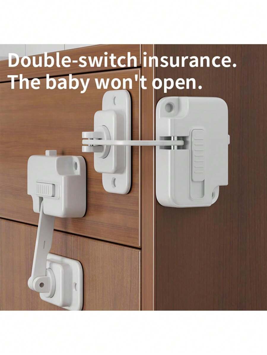 1PC Adjustable Window Kid Security Lock Self Adhesive No Drilling Window Restrictor