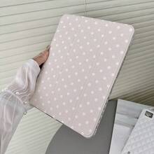 1 件装米白色波点图案平板电脑保护套，带笔槽和多角度支架 - 兼容 iPad 10.9 英寸/10.2 英寸/Air 第五代/Pro 11 英寸/第十代/9.7 英寸/Air 2/(第七代)/(第八代)/Air 4/5/Pro 11 英寸/2022 款第十代 10.9 英寸智能保护套/Air 13(M3 2025)/Air 11(M3 2025)/11(A16 2025)，Galaxy Tab S10+/S9/A9，iPad 5/5 Pro/6/6 Pro/7/7 Pro，MatePad，荣耀平板电脑 - 彩色 - 查看 6