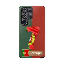 [Expédition sous 24h depuis DE/FR/ES] Coque de téléphone Apple 17 16 15 Promax 21 22 23 24 25 Ultra GalaxyNumber 7 Portugal, style maillot de football avec drapeau portugais - FL 2-en-1 Mat Épais - Voir 5