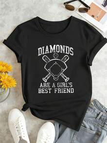 Women T-Shirts - Black - View 2