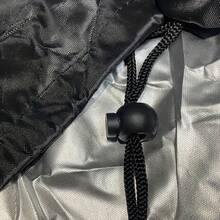 多种尺寸【重型烧烤炉罩】一体式30英寸重型烧烤炉罩，带抽绳封口 - 适用于大多数品牌，例如Brinkmann、Char-Broil、Holland等。210D牛津涤纶户外防护罩，户外烧烤炉罩，通用烧烤炉罩 - 黏合劑固定 210D - 查看 6