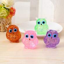 1 món đồ chơi bóp giảm căng thẳng hình cú mèo Malt Sugar, đồ chơi bóp hình động vật sống động, đàn hồi chậm/đồ chơi bóp giảm căng thẳng đàn hồi chậm - (Kiểu ngẫu nhiên) - Nhiều màu - Xem 1